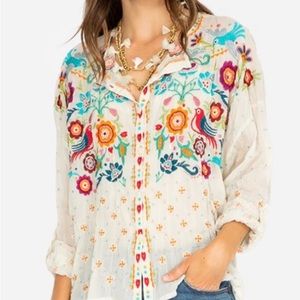 Johnny was Brady Button Down Blouse